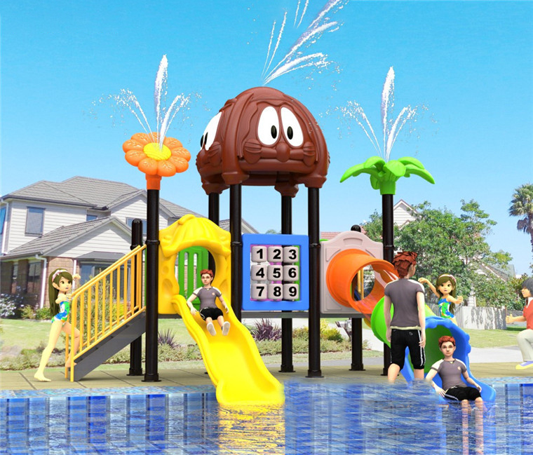 水上滑梯游泳池组合儿童乐园滑梯大型户外室内戏水玩具设备幼儿园滑梯秋千游乐设备